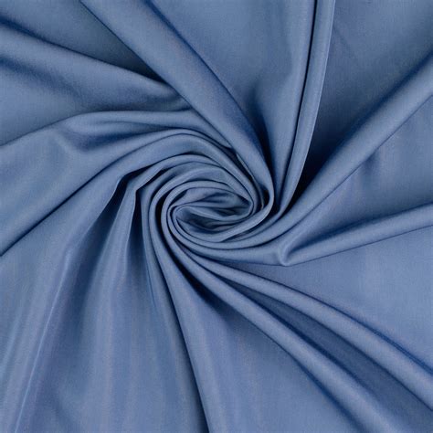 Tissu Viscose Serg Twill Look Jean Bleu Tissus Hemmers