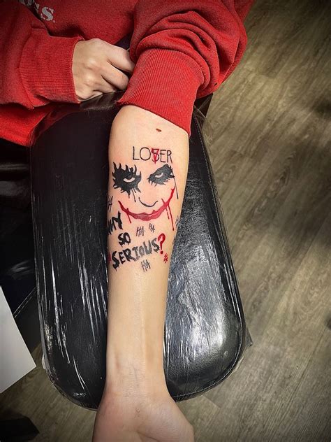 Why so serious joker tattoo – Artofit