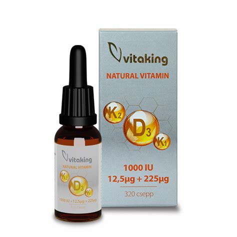 Vitaking D K K Vitamin Csepp Ml Adag Netmedical Hu