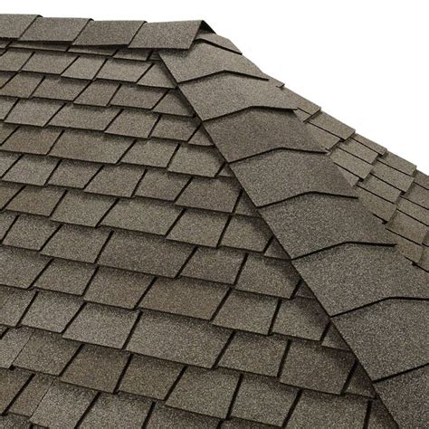 Gaf Timbertex 20 Lin Ft Antique Slate Laminated Hip And Ridge Roof Shingles In The Roof Shingles