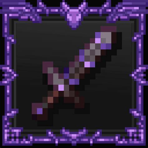 Netherite Sword Amethyst Tool Trim Minecraft Fan Art Fanpop