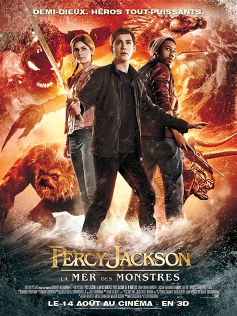 Affiche Du Film Percy Jackson La Mer Des Monstres Affiche Sur