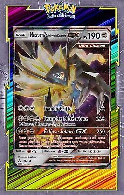 Necrozma Crini Re Du Couchant Gx Sl Ultra Prisme Carte Pokemon