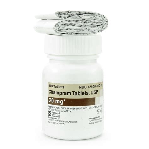 Citalopram 20mg 100 Tabletsbottle Mcguff Medical Products