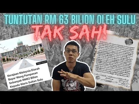 Malaysia Kena Bayar Rm Bilion Kepada Sulu Boleh Jalan La Youtube