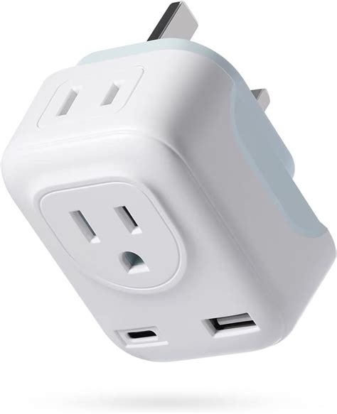 Us To Uk Plug Adapter Lenink Usa To Uk Plug Adaptor With Usb Usb