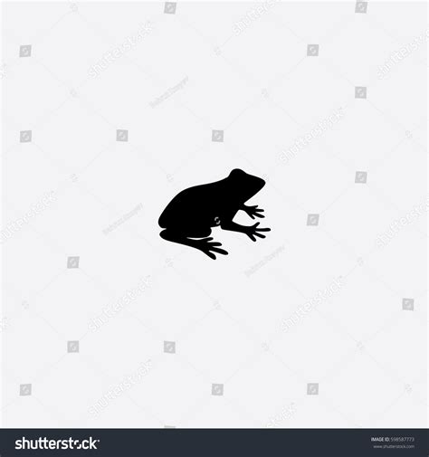 Frog Silhouette Vector Free