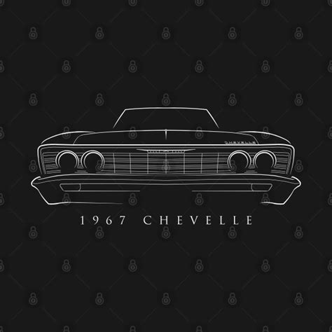 1967 Chevy Chevelle Stencil Chevelle T Shirt Teepublic