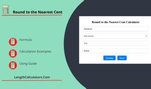 Round To The Nearest Cent Calculator Online Calculators