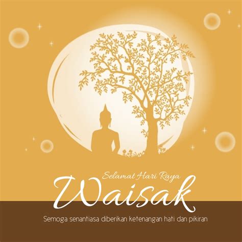 Selamat Hari Raya Waisak Template Postermywall