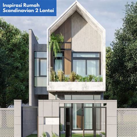 Desain Rumah Lantai Scandinavian Bangun Eka Konstruksi