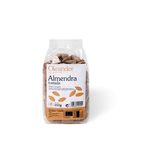 Almendra Tostada BIO 200gr Oleander