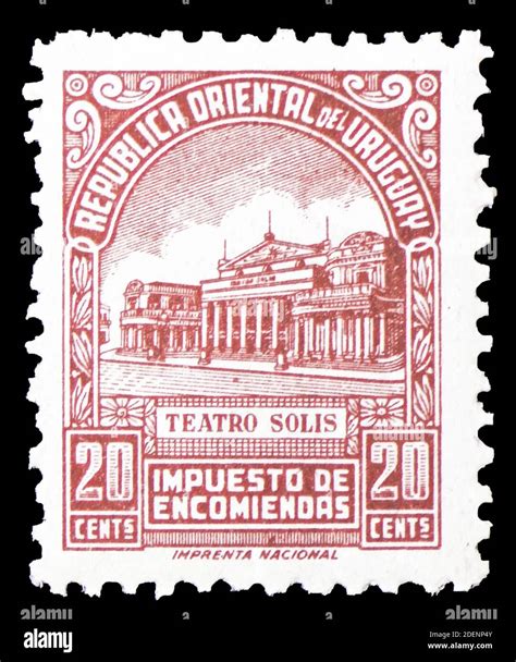 MOSCOW RUSSIA JUNE 28 2020 Postage Stamp Printed In Uruguay Shows