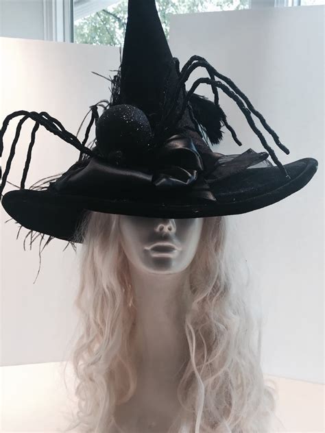 Witch Hat Halloween Hat Wicked Witch Hat Halloween Costume Etsy