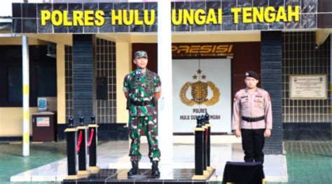 Dandim Hst Apel Kesiapan Pengamanan Malam Takbiran Idul Fitri