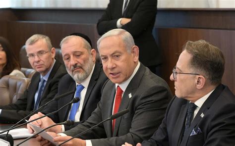 Israel Pm Benjamin Netanyahu Holds Meeting Over Judicial Reforms