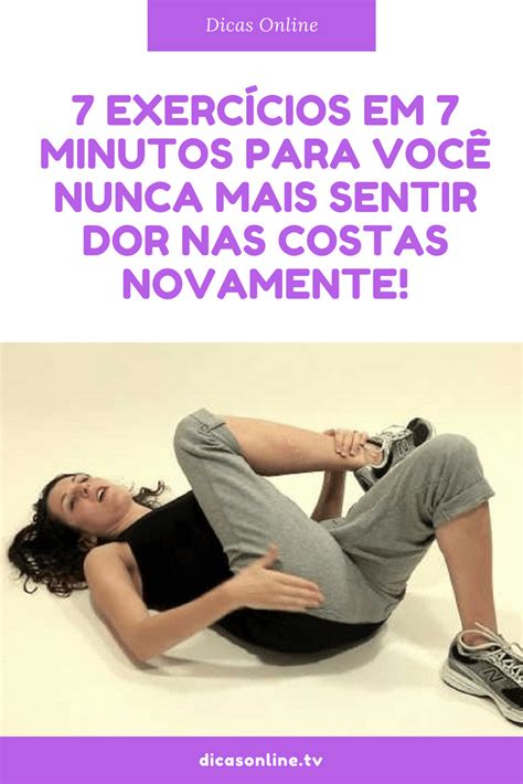 Aprenda a fazer os melhores exercícios para dor nas costas em casa