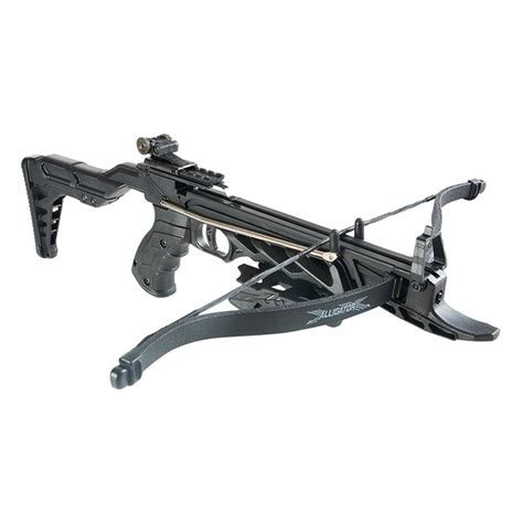 Pistol Crossbow Man Kung Alligator 80 Lbs With Stock Afg Defenseeu