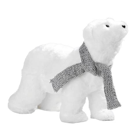 Peluche Decorativo Holiday Time Oso Polar Walmart