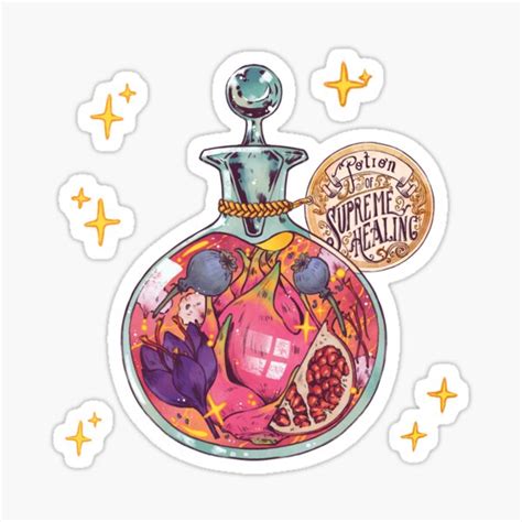 "Potion of Supreme Healing" Sticker for Sale by ThejYhome | Redbubble