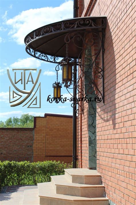 Кованые фонари: уличные (для сада) и для дома, подвесные, на забор ...