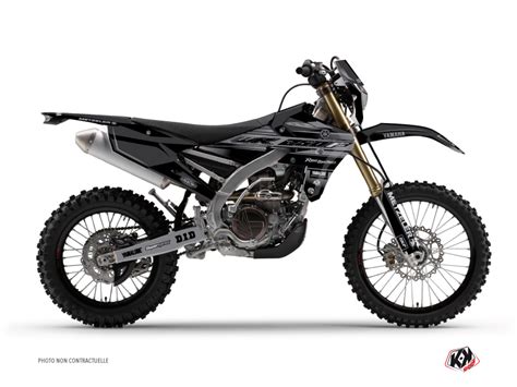 Yamaha Wrf Dirt Bike Black Matte Graphic Kit Black