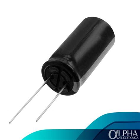 Capacitor Electrolítico de 10uF 400V Electrónica Alpha Guatemala