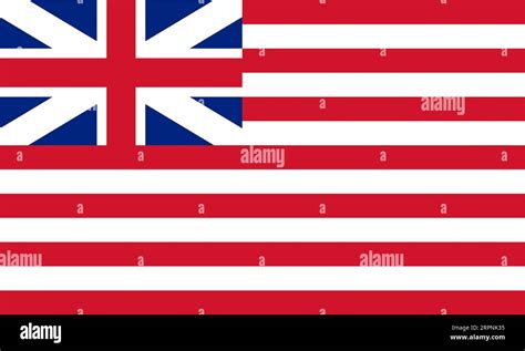 British East India Company Flag Waving Vector Illustration On White