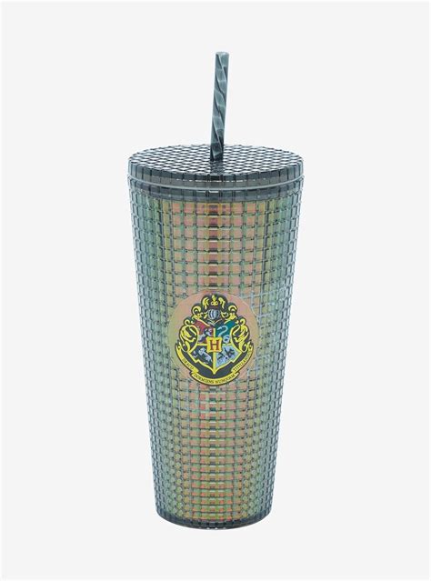 Amazon.com: BoxLunch Harry Potter Hogwarts Crest Grid Carnival Cup ...