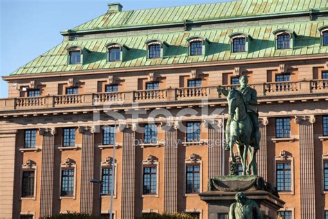 Statue Gustavus Adolphus In Stockholm - Sweden Stock Photo | Royalty-Free | FreeImages