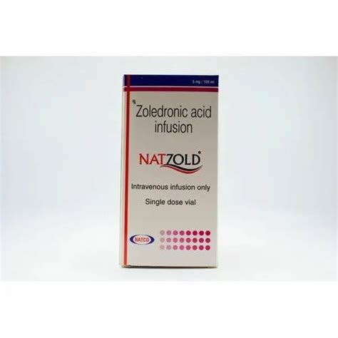 Zoledronic Acid Infusion Natzold Mg Injection Ml Natco Rs