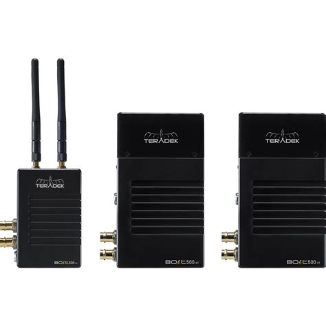 Teradek Bolt 500 XT SDI HDMI Wireless Deluxe Kit 10 1935 2G B H