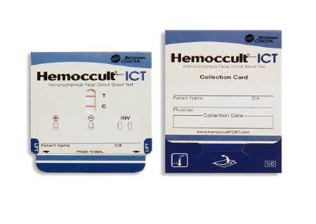 hemocue hemoccult ict patient sample collection  screening kit colo