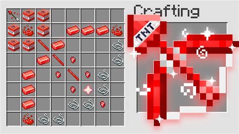 How To Craft A TNT Bow In Minecraft OP YouTube