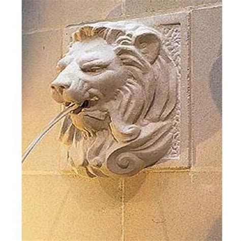 Lion Head Wall Water Feature Wall Design Ideas