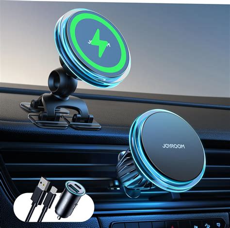 Joyroom For Magsafe Car Mount Charger 15w Car Mount For Iphone Wireless Fast