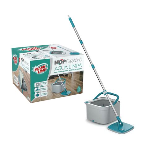 Mop Giratorio Agua Limpa Flashlimp Casa Limpa Produtos De Limpeza