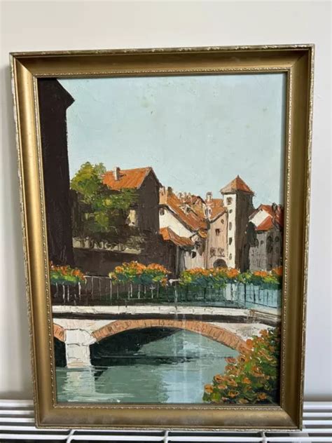 ANCIEN TABLEAU HUILE Sur Panneau EUR 15 00 PicClick FR