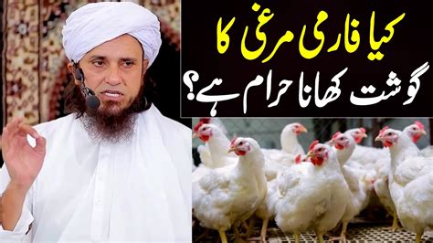 Kiya Farmi Murgi Ka Gosht Khana Haram Hai Mufti Tariq Masood