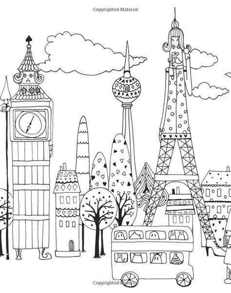 M/landmarks Of Europe Coloring Coloring Pages