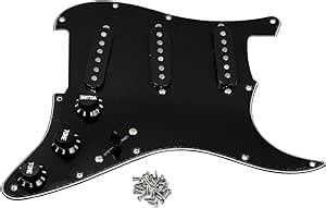 Amazon FLEOR Alnico 5 Prewired Pickguard 3 Single Coil Pickups