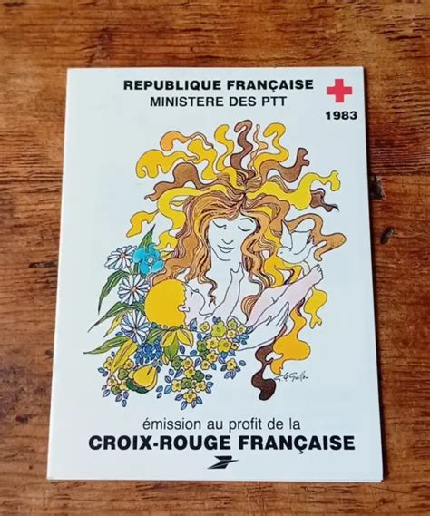 NEUF CARNET DE 8 TIMBRES CROIX ROUGE 1983 Belle Côte Collection