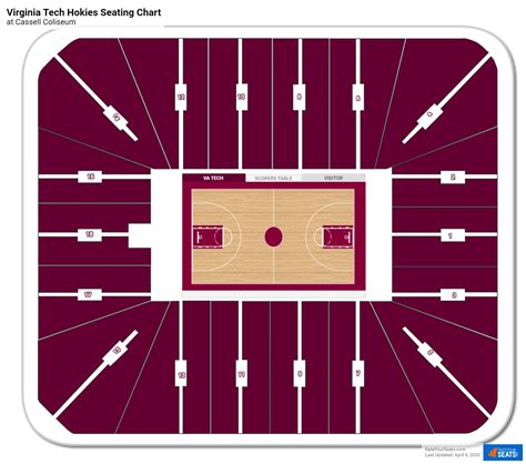 Cassell Coliseum Seating Charts - RateYourSeats.com