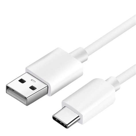 Cabo Usb Tipo C 1M Universal Branco em Promoção na Americanas