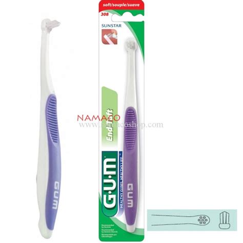 Gum แปรงกระจุกจัดฟัน End Tuft Toothbrush End Tip 308 Shopee Thailand