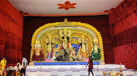 In Pictures How Kolkatas Durga Puja Pandals Blend Art And Faith To