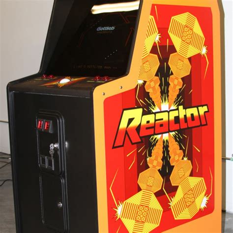 Reactor Cpo Speaker Grill Overlay And Side Art Phoenix Arcade 1