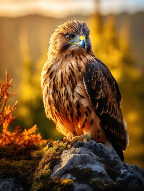 Premium AI Image | Hawk in its Natural Habitat Wildlife Photography ...