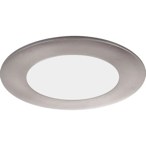 Spot EncastrÉ Plafonnier Luminaire à Encastrer Led Rond Nickel Mat Glas