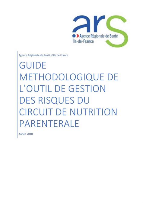 Pdf Guide Methodologique De Loutil De Gestion Des Risques